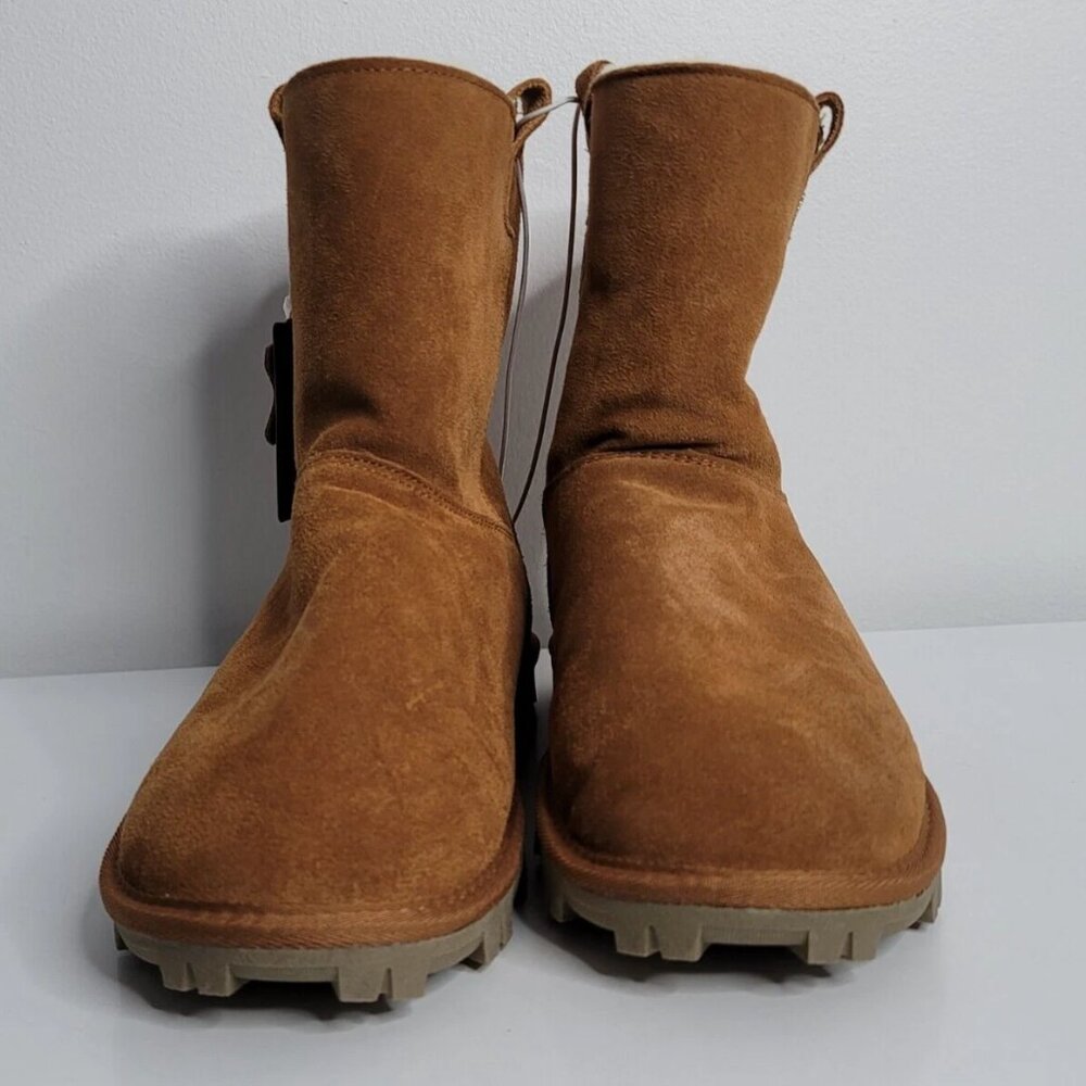 Tommy Bahama Womens Size 10 Brown Suede Leather Sherpa‎ Lined Boots AFET - Picture 3 of 9
